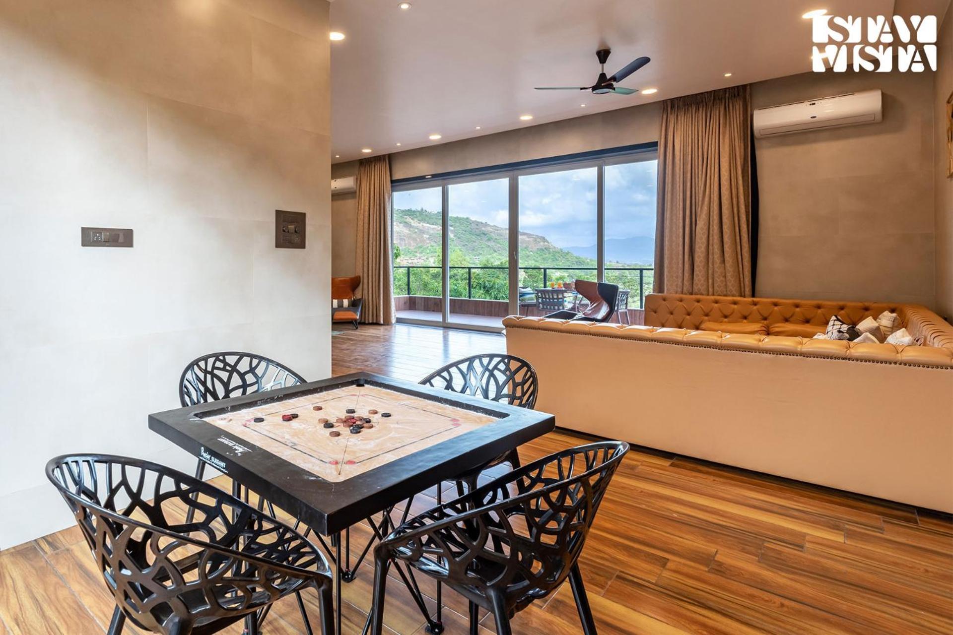 Stayvista At La Nirvana With Pool, Music Speaker & Indoor-Outdoor Game Lonavala Exteriér fotografie